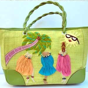 Martha N Tote Never Used, Lime Green